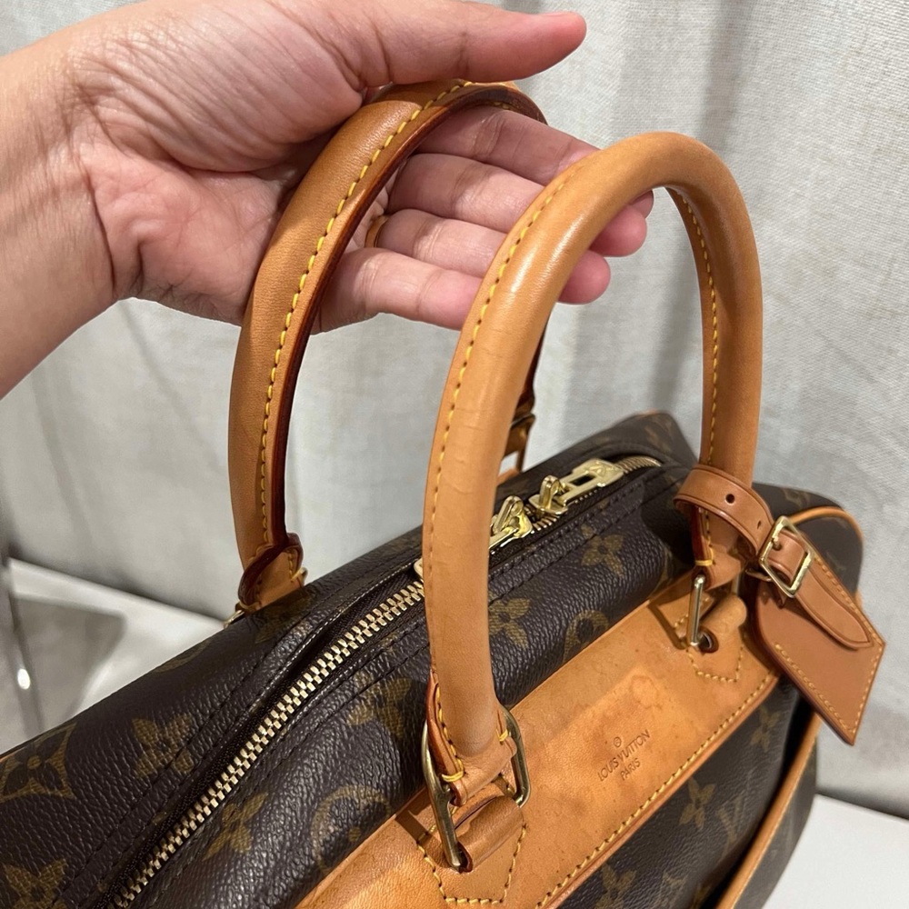 Louis Vuitton Deauville Bag Authentic Preloved Iconic Design Monogram Canvas - Picture 7 of 16
